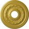 Ekena Millwork Galway Ceiling Medallion (Fits Canopies up to 3 1/4"), 15 3/4"OD x 3 1/4"ID x 1"P, Rich Gold CM15GARGS - alternate 1